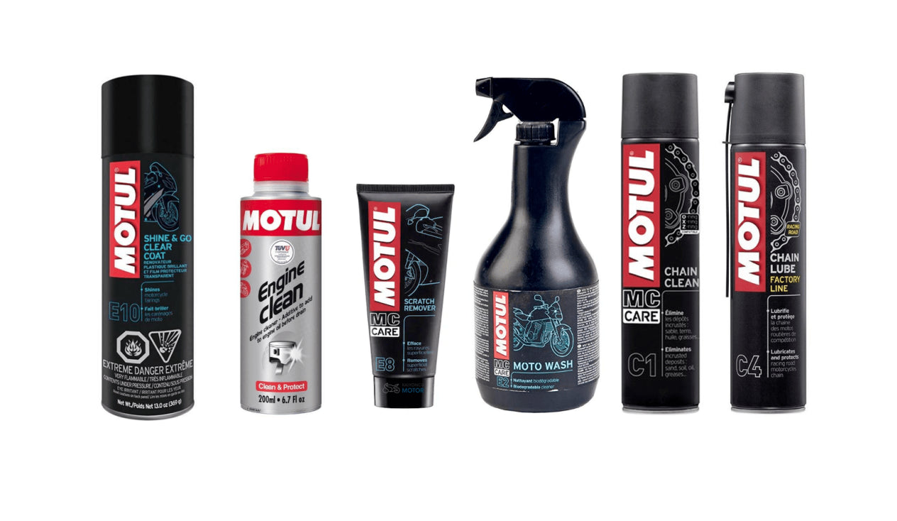 Motul Motul 6 Parça Motosiklet Bakım ve Temizlik Seti Stok Kodu : KM1042