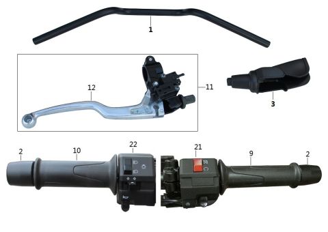 BAJAJ AVENGER STREET 150 STOPLAMA 2 NUMARALI PARÇA