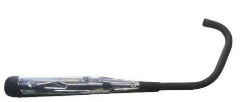 AGK-CG125-150-200 SİYAH EGZOZ KORUMA KAPAĞI ÜZERİNDE