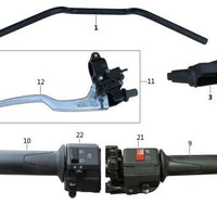 BAJAJ AVENGER STREET 150 STOPLAMA  2 NUMARALI PARÇA