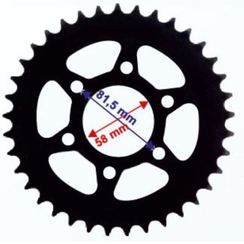 BAJAJ PULSAR NS200 ARKA DİŞLİ 520-37 DİŞ