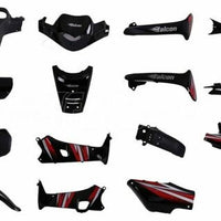 ÇELİK 100-7 KAPORTA SETİ KOMPLE 16 PARÇA SİYAH ORJİNAL