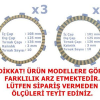 CF MOTO SR250-NK250 DEBRİYAJ BALATASI 3+3