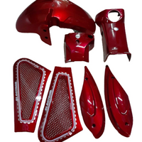 E BİKE DEMİR KASA KAPORTA SETİ 7 PARÇA KIRMIZI