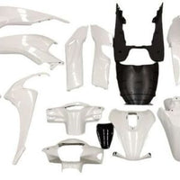 HONDA DİO KAPORTA SETİ BEYAZ 16 PARÇA SEDEFLİ