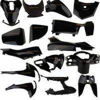 HONDA DİO KAPORTA SETİ SİYAH 16 PARÇA