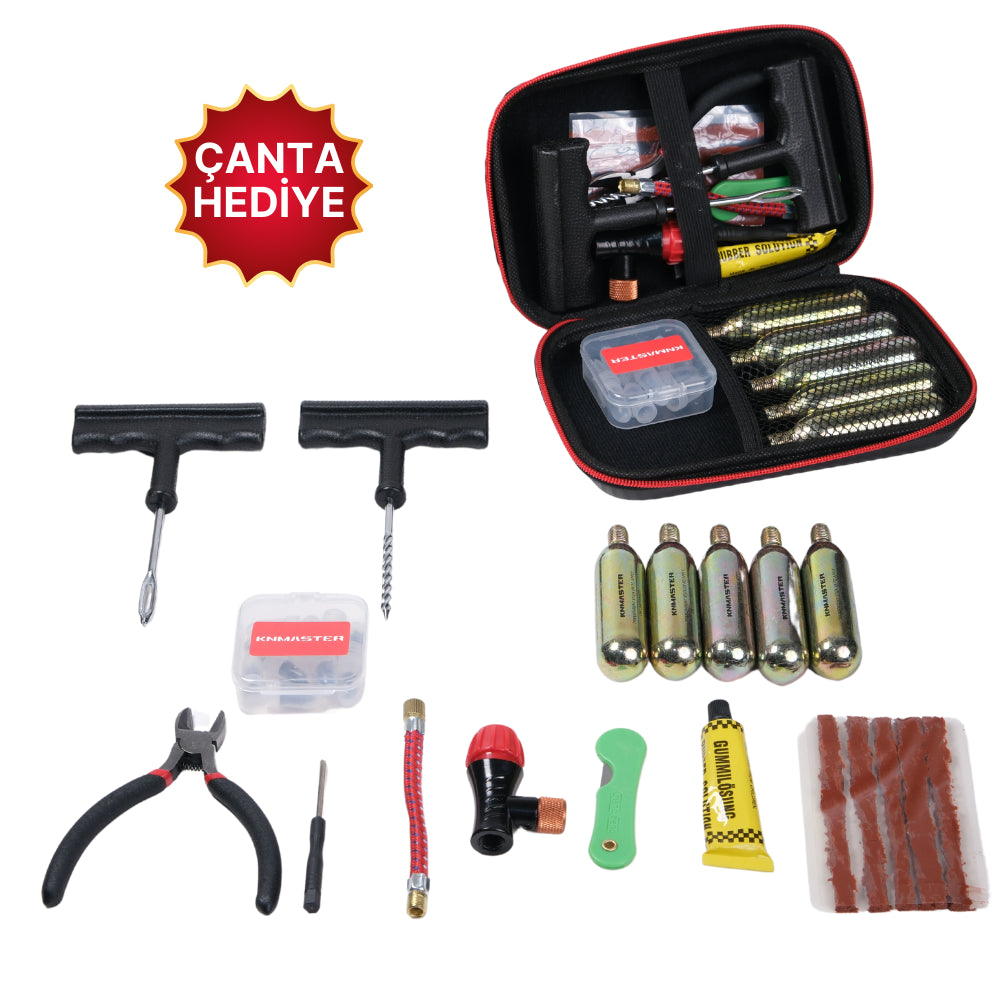 KNMaster Knmaster Motosiklet Lastik Tamir Seti Stok Kodu : K4915
