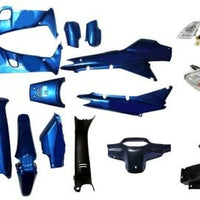 LF100 MAVİ KAPORTA SETİ FAR VE STOP LAMBALI