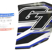 MODENAS GT135 DIŞ DİZLİK GT ETİKETİ MAVİ SAĞ ORJİNAL