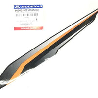 MODENAS GT135 DIŞ DİZLİK SİNYAL ÜSTÜ ETİKETİ TURUNCU SOL ORJİNAL