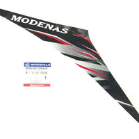 MODENAS GT135 İÇ DİZLİK ETİKETİ KIRMIZI SAĞ ORJİNAL