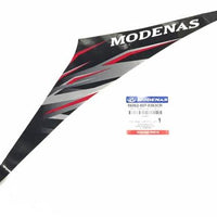 MODENAS GT135 İÇ DİZLİK ETİKETİ KIRMIZI SOL ORJİNAL