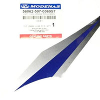 MODENAS GT135 ÖN FAR PANEL ETİKETİ MAVİ SOL ORJİNAL