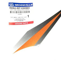 MODENAS GT135  ÖN FAR PANEL ETİKETİ TURUNCU SOL ORJİNAL