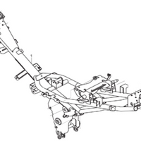 MODENAS GT135 ŞASE KADRO KOMPLE ORJİNAL