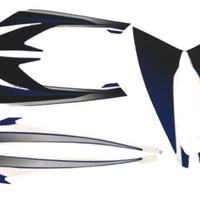 BAJAJ NS200-NS150 DEKORATİF KAPAK ETİKETİ MAVİ GRİ ORJİNAL