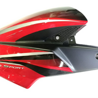 BAJAJ NS200 YAKIT DEPO DEKORATİF KAPAK SOL ETİKETLİ KIRMIZI ORJİNAL